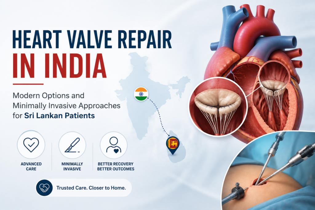 heart valve repair in India for Sri Lankan patients